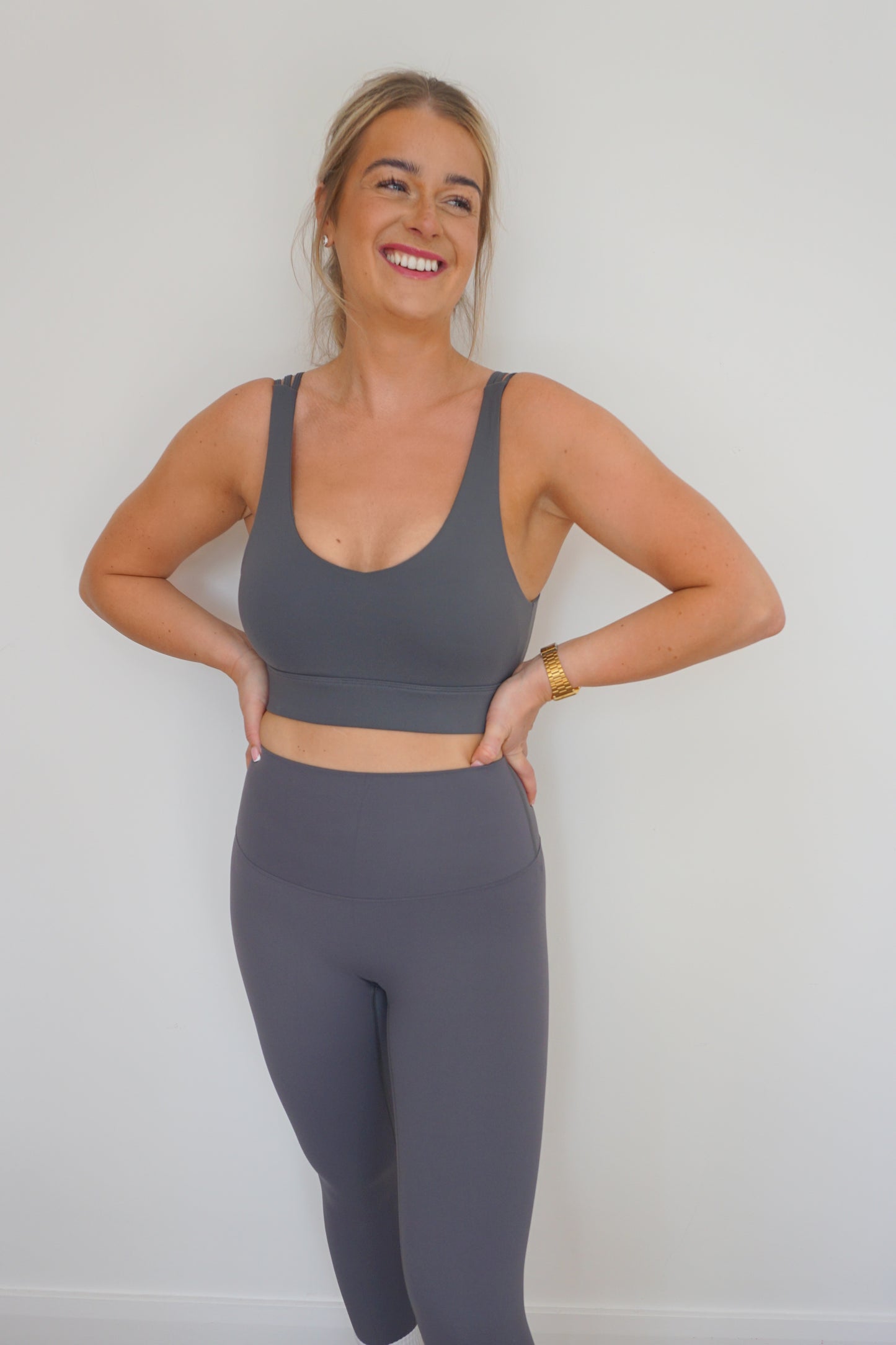 Ultimate High Waisted Leggings - Platinum Grey