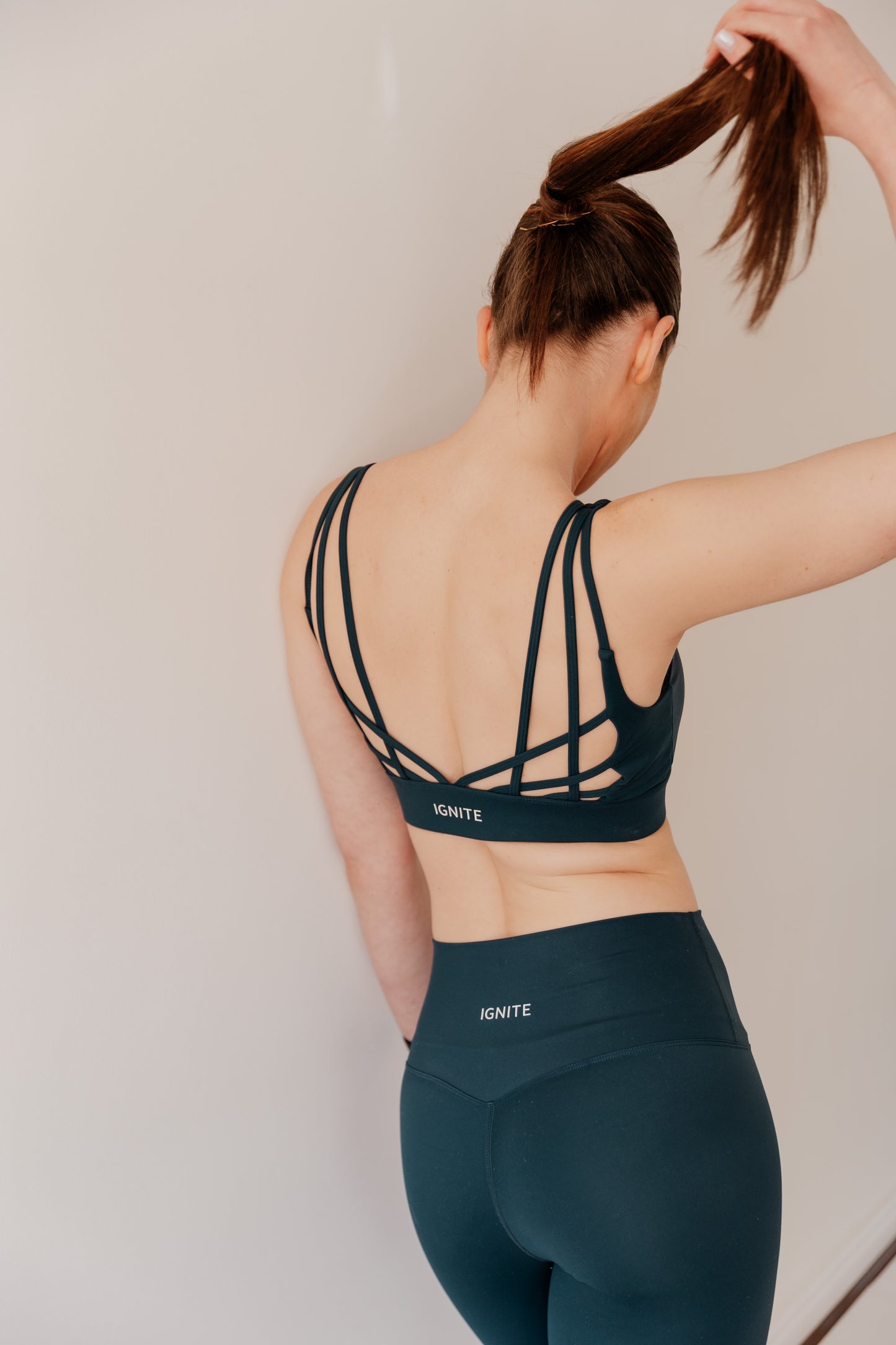 Ink Blue Strappy Bra