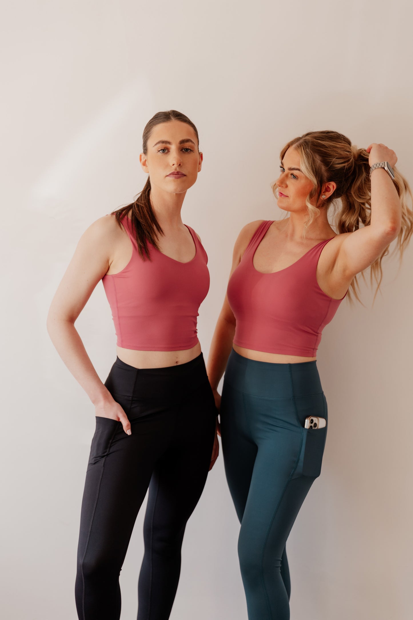 Cropped Super Soft Vest - Rose