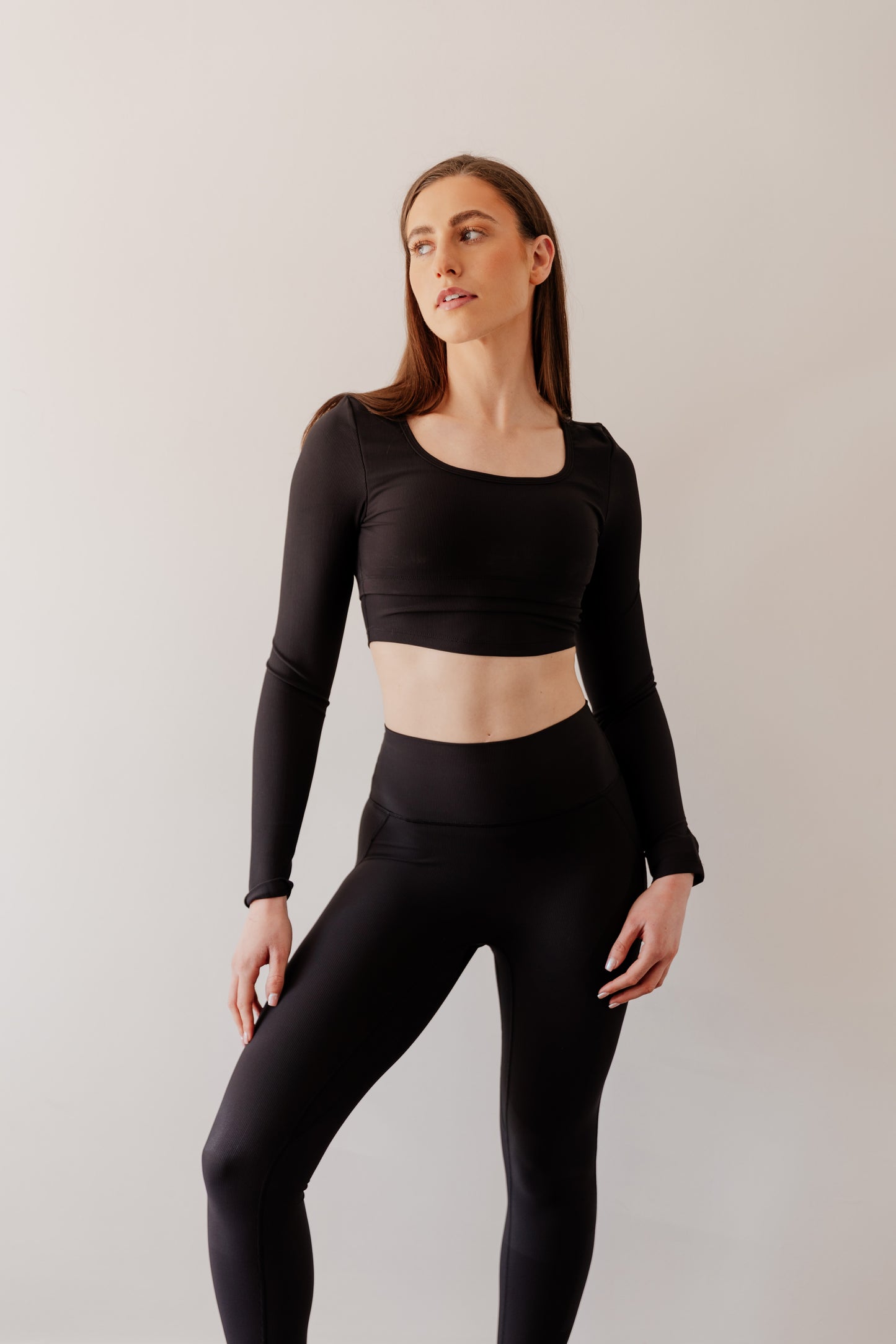 Signature Ribbed Leggings